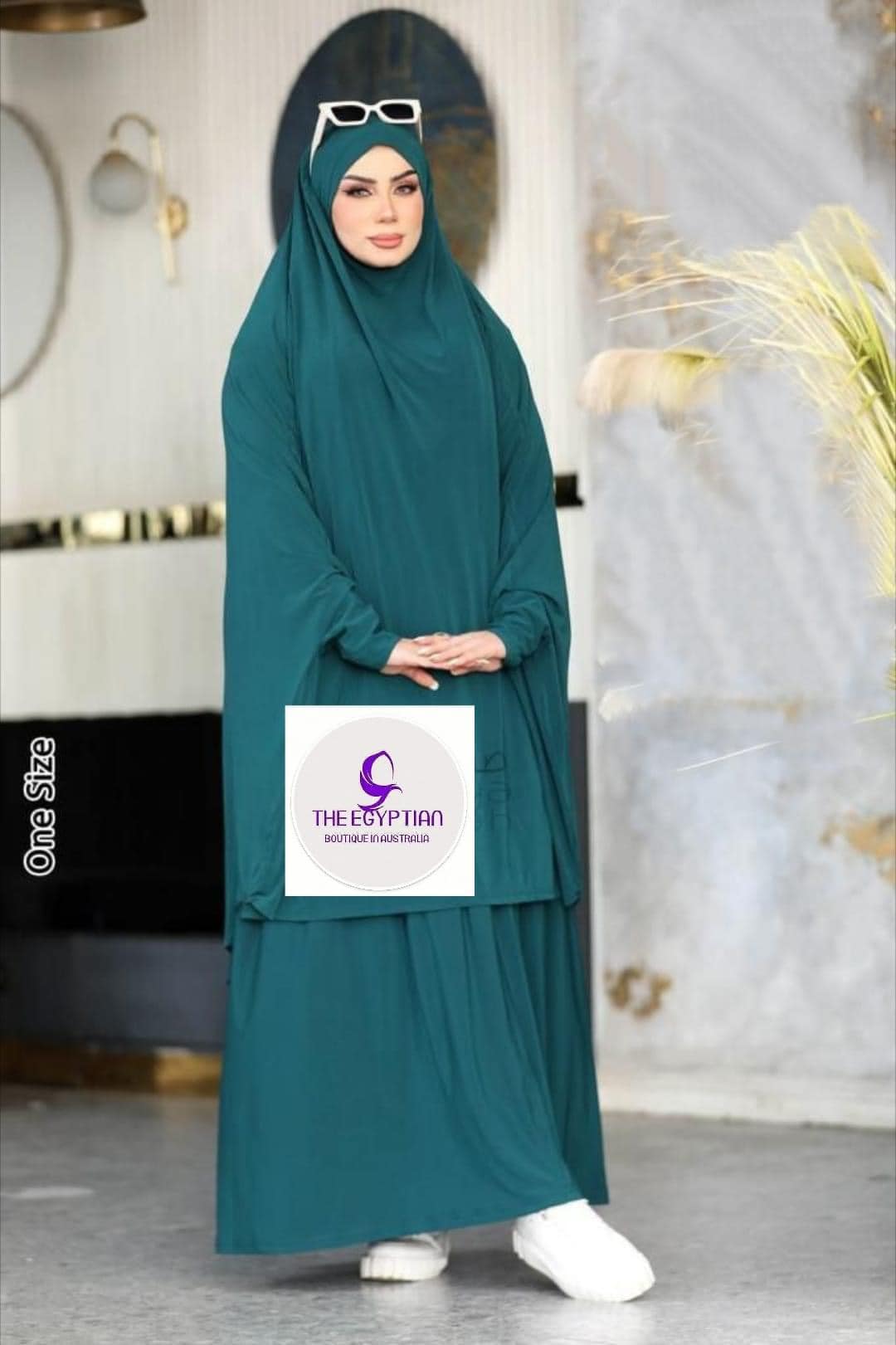 Khimar and Skirt Set