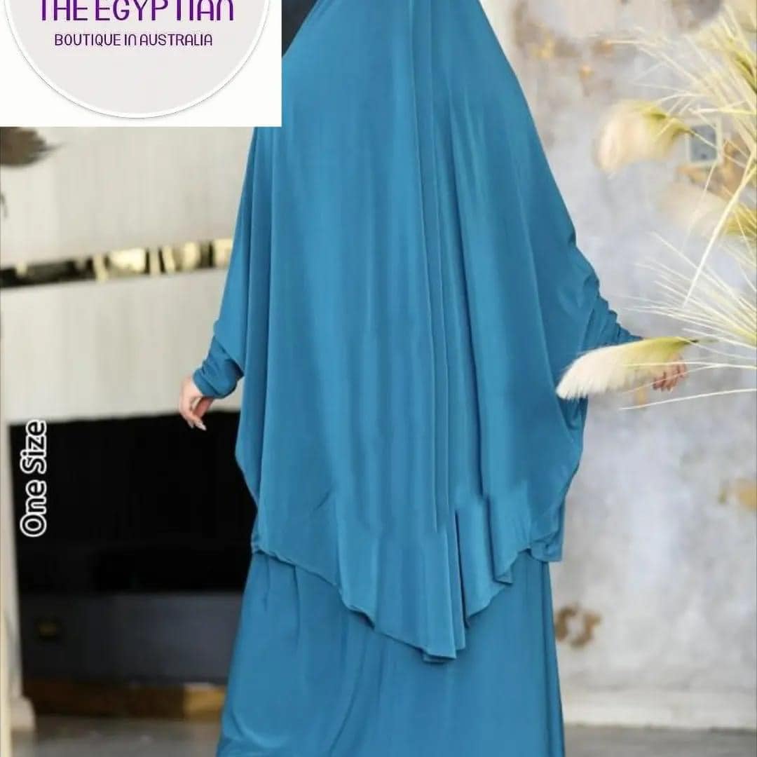 Khimar and Skirt Set