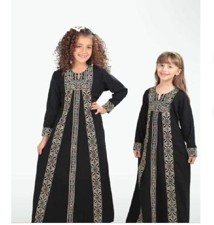 Girls Palestinian Embroidry Thobe