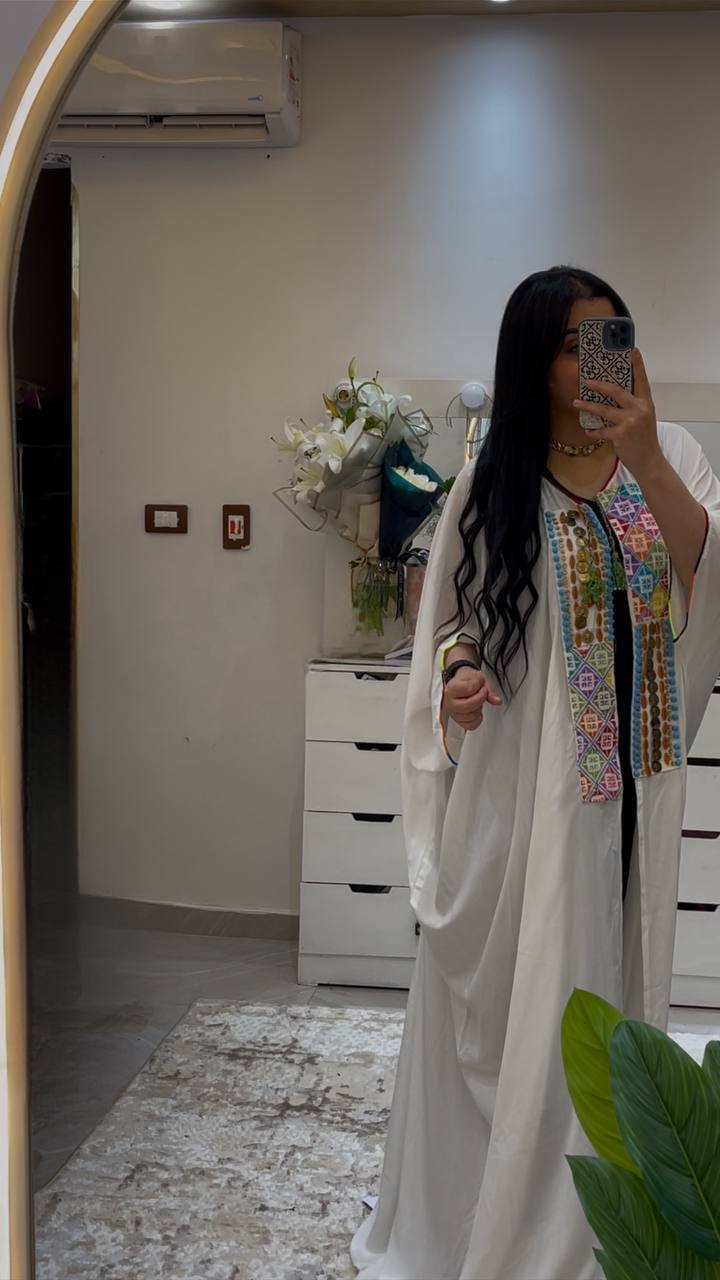 Handmade Palestinian Embroidered Cardigan