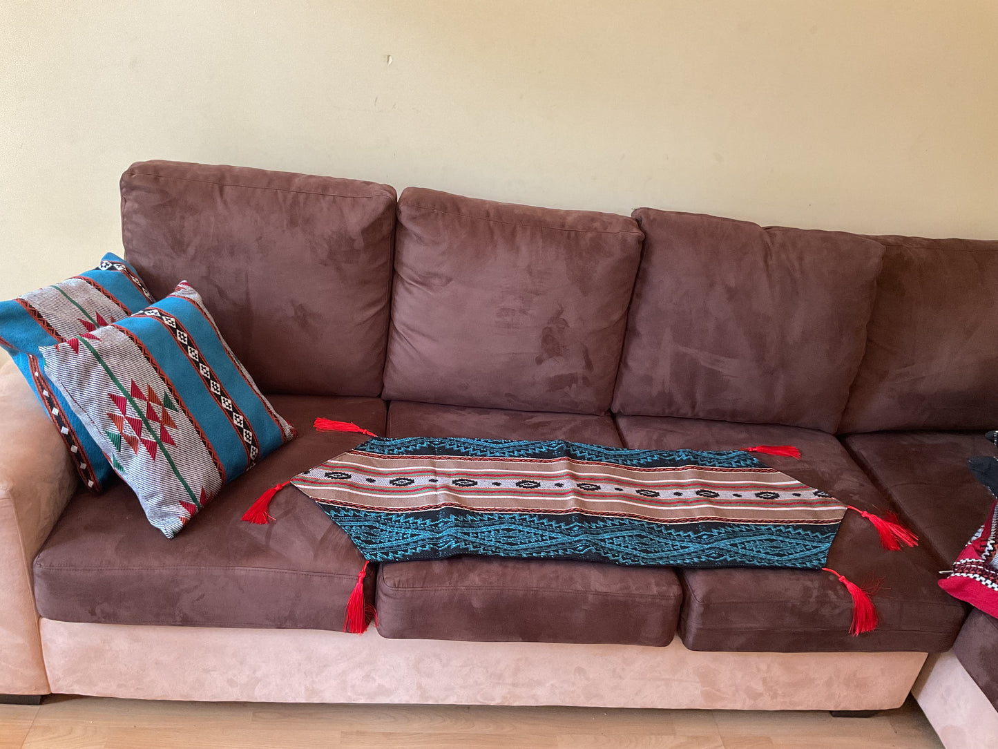 Cushions with traditional Arabic embroidery