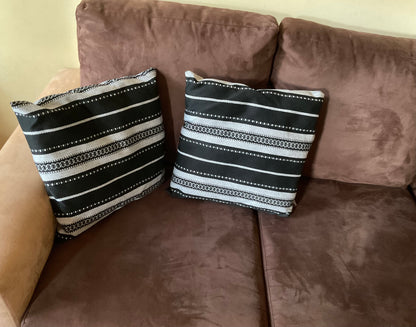 Cushions with traditional Arabic embroidery