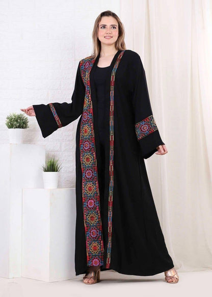 Coloured Palestinian Embroidered Cardigan