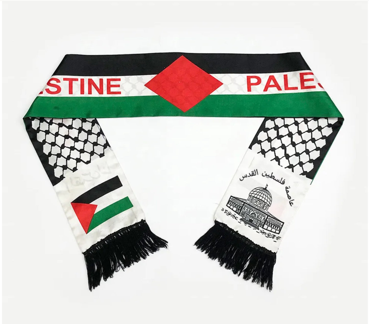 Palestine Flag Scarf