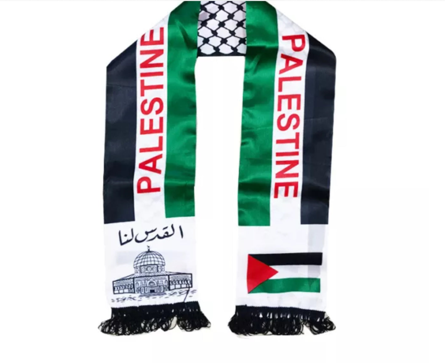 Palestine Flag Scarf