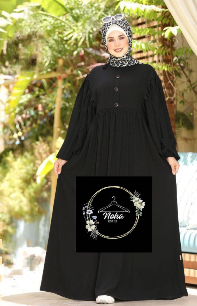 Free Size Crepe Abaya