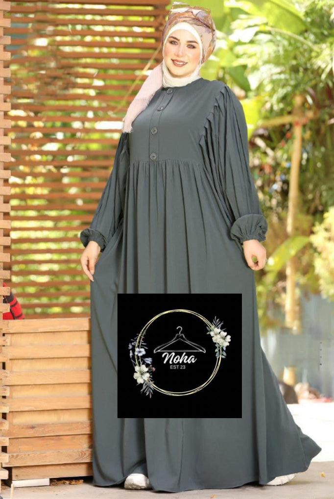 Free Size Crepe Abaya