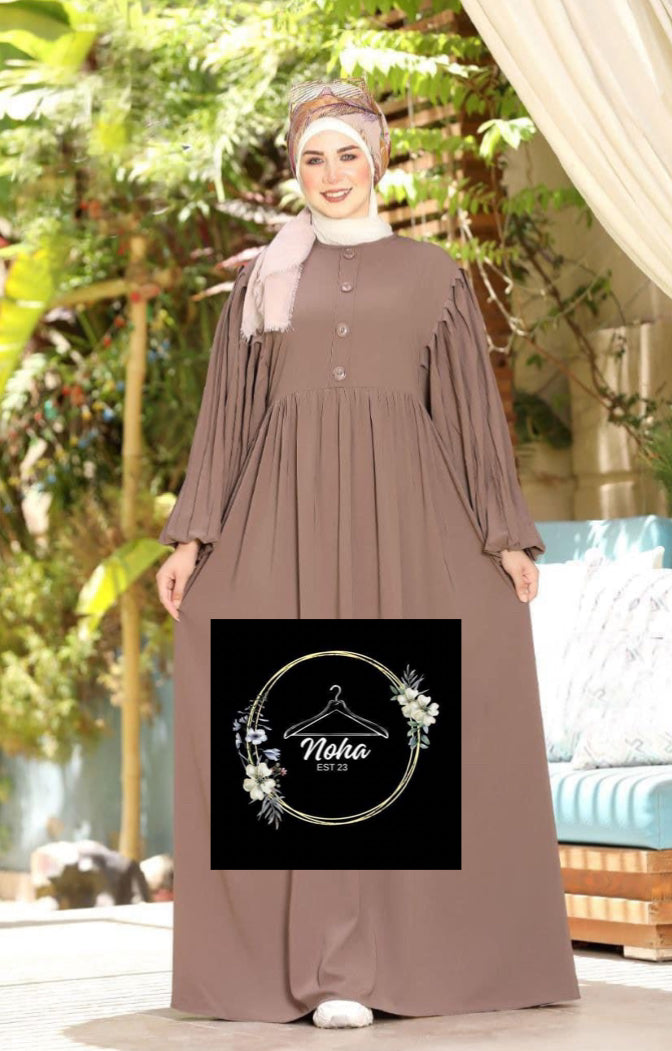 Free Size Crepe Abaya