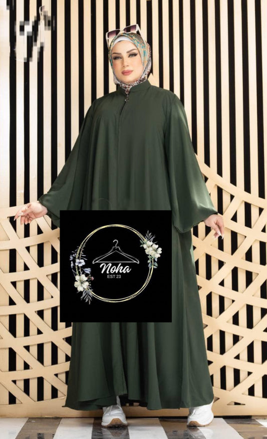 Loose Abaya / Malhafa with Zipper