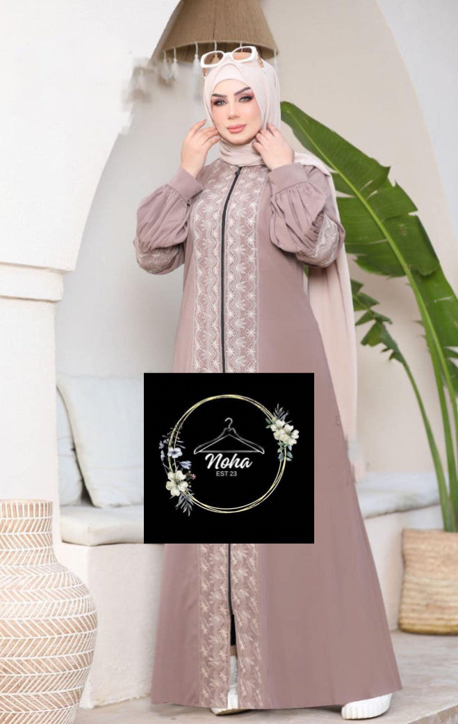 Full Zipper Abaya