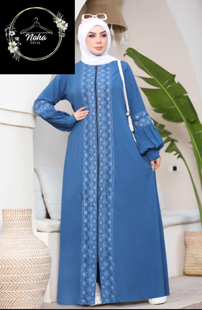 Full Zipper Abaya