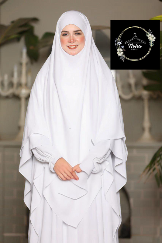 One size Umrah Abaya set