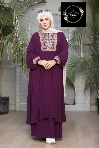 Free size Ednaa with embroidery on the sleeves and the front