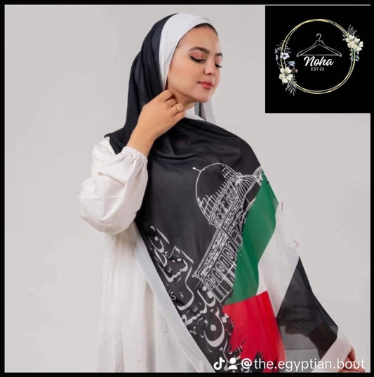 Palestinian Chiffon Scarf